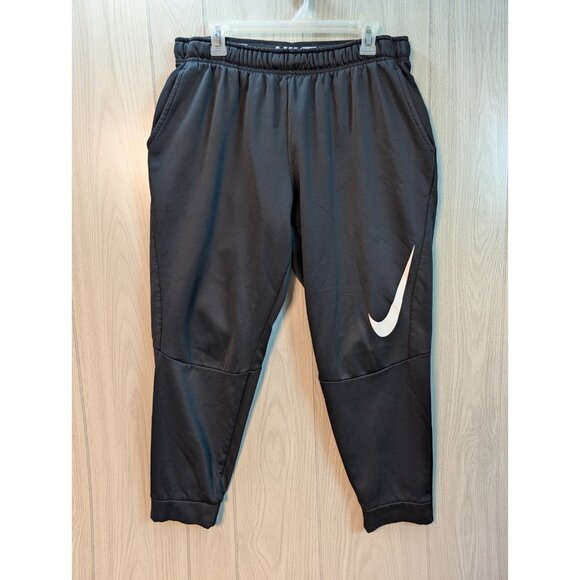 Nike Dri-Fit Men's Jumbo Swoosh Joggers Sweatpants Size XL Classic Warm - Picture 1 of 10